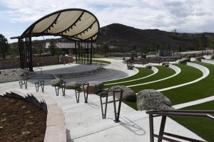 CASTLE ROCK, CO - MAY 6: The recently completed amphitheater at Philip S. Miller Park in Castle Rock, Colorado on May 6, 2016. Castle Rock is getting ready to publicly unveil the newest additions to its amenity loaded Philip S. Miller Park. (Photo by Seth McConnell/The Denver Post)