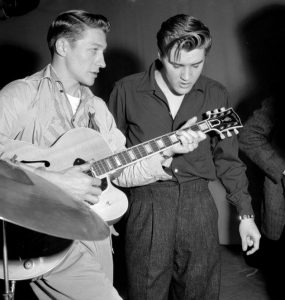 Scotty Moore with Elvis in the beginning!