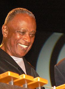  caption: Bobby Hutcherson at JazzBaltica Festival with Joe Locke. 2007.