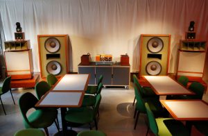 The cafe-bar Spiritland in central London claims to offer “the best sound system in the world.” (Credit Frederick Bernas)