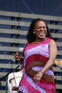 Sharon Jones at the Pori Jazz Festival