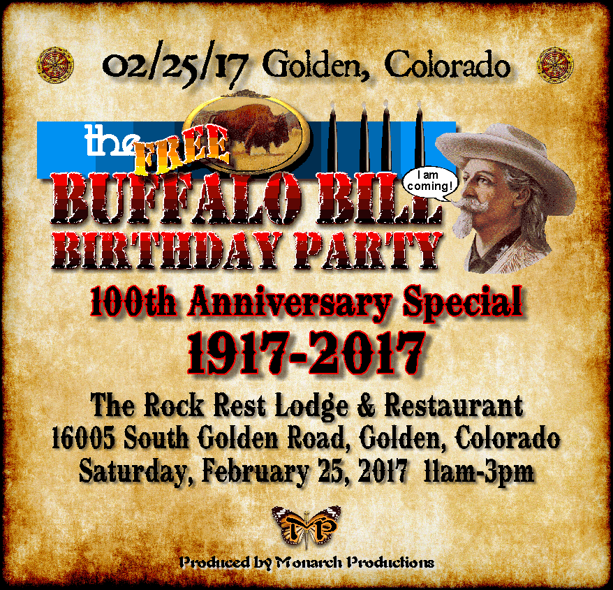 EVENTS The Free Buffalo Bill Birthday Party Sat., Feb. 25th COMBO