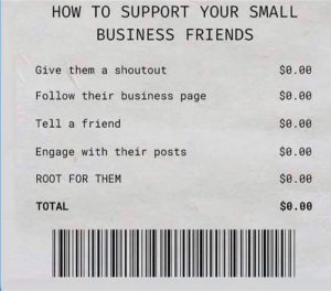 Meme - Support local businesses