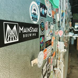 MainStage Brewing wall